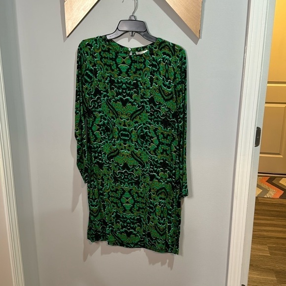 H&M Paisley print open back dress size 4 - Picture 1 of 6